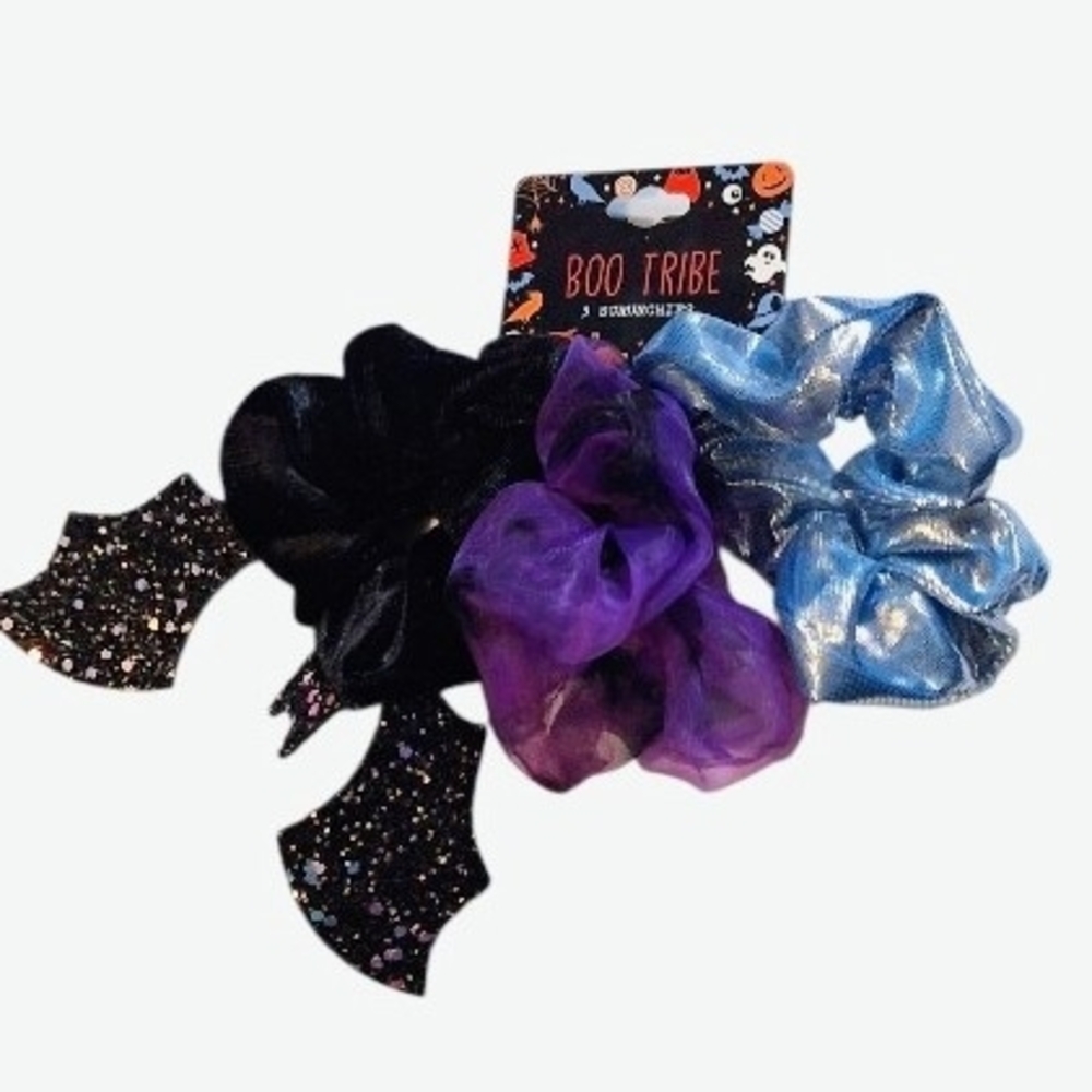3 piece Halloween scrunchie set